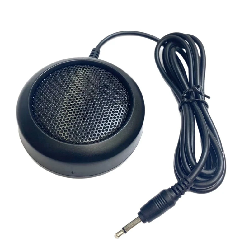 Alto-falante de rádio para carro, mini alto-falante externo de 3,5 mm com cabo de 1,5 m para rádio móvel de carro Yaesu/Kenwood/ICOM/Zastone/Wouxun/QYT