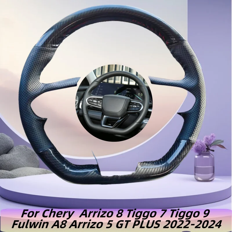 

Hand-Sewn Genuine Leather Car Steering Wheel Cover For BMW M Sport F30 F31 F34 F20 F21 Car Interior Accessories
