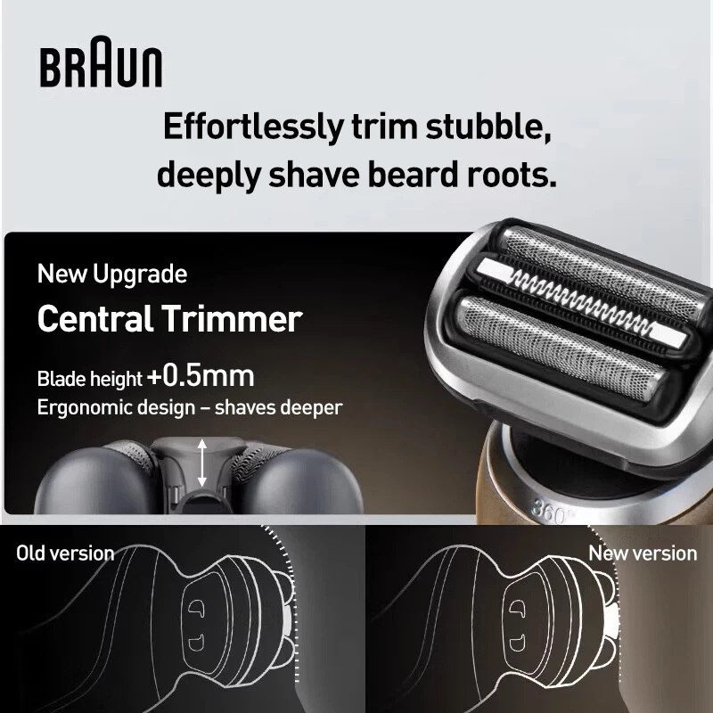 Бритвенная головка Braun 74S для бритв Braun Series 7 Series 7 Pro, замена лезвия электробритвы