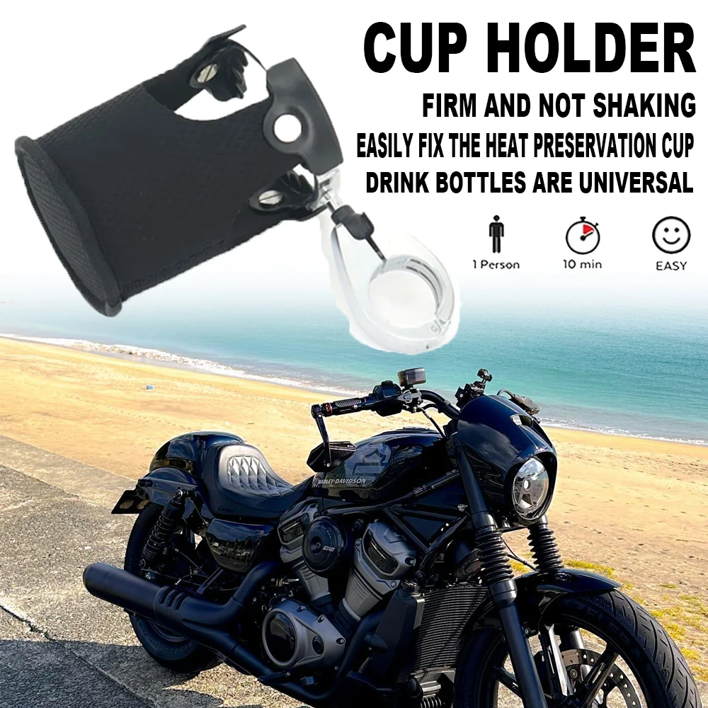 

22MM 25MM 32MM Caliber Roll Bar Handlebar Water Bottle Drinking Drink Cup Basket Holder Support Bracket For Nightster 975