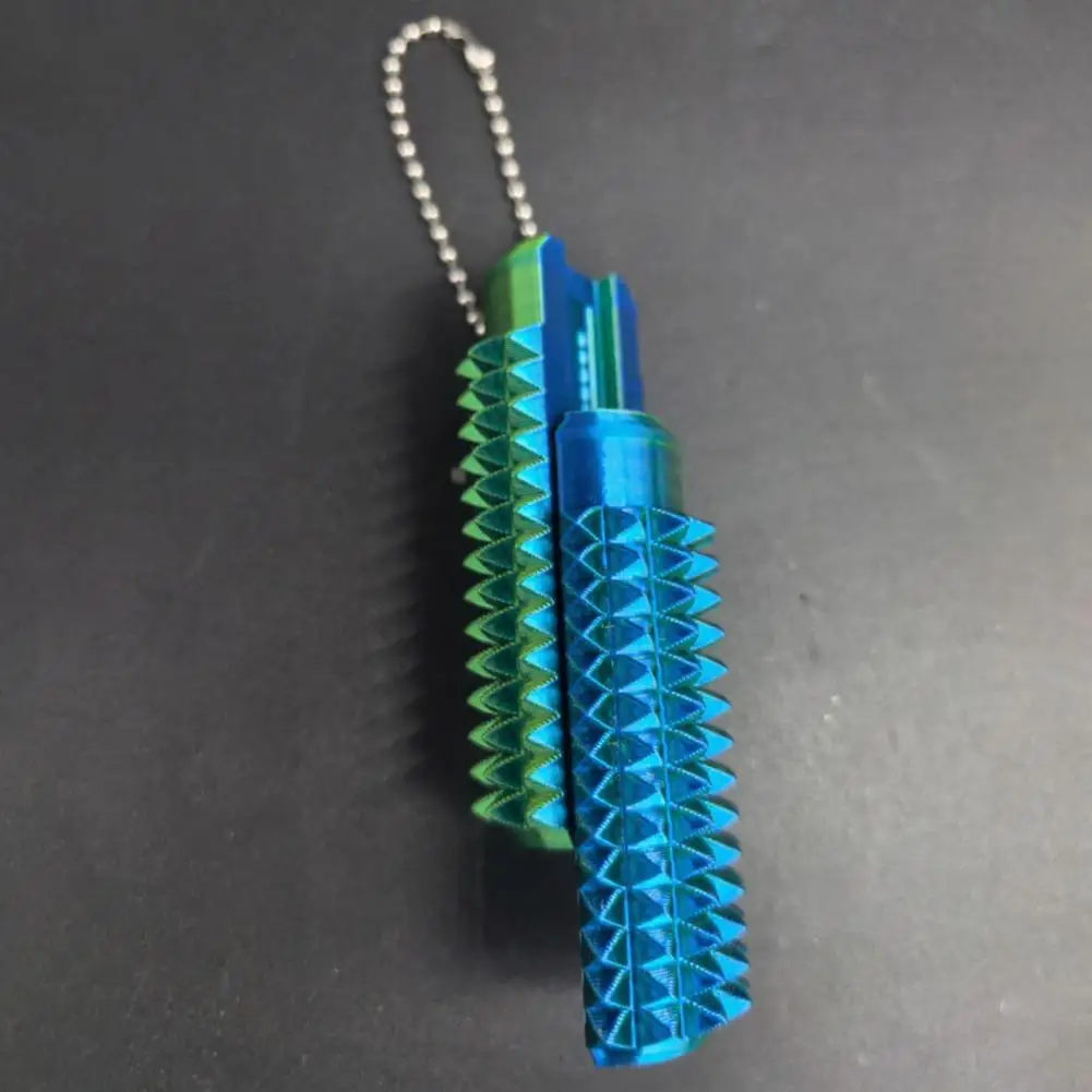 5 في 1 لعبة دوارة مسننة ثلاثية الأبعاد مطبوعة شائكة الألم ستيم المفاتيح الميكانيكية انقر سبينر لعبة تململ حسية صغيرة لتخفيف التوتر