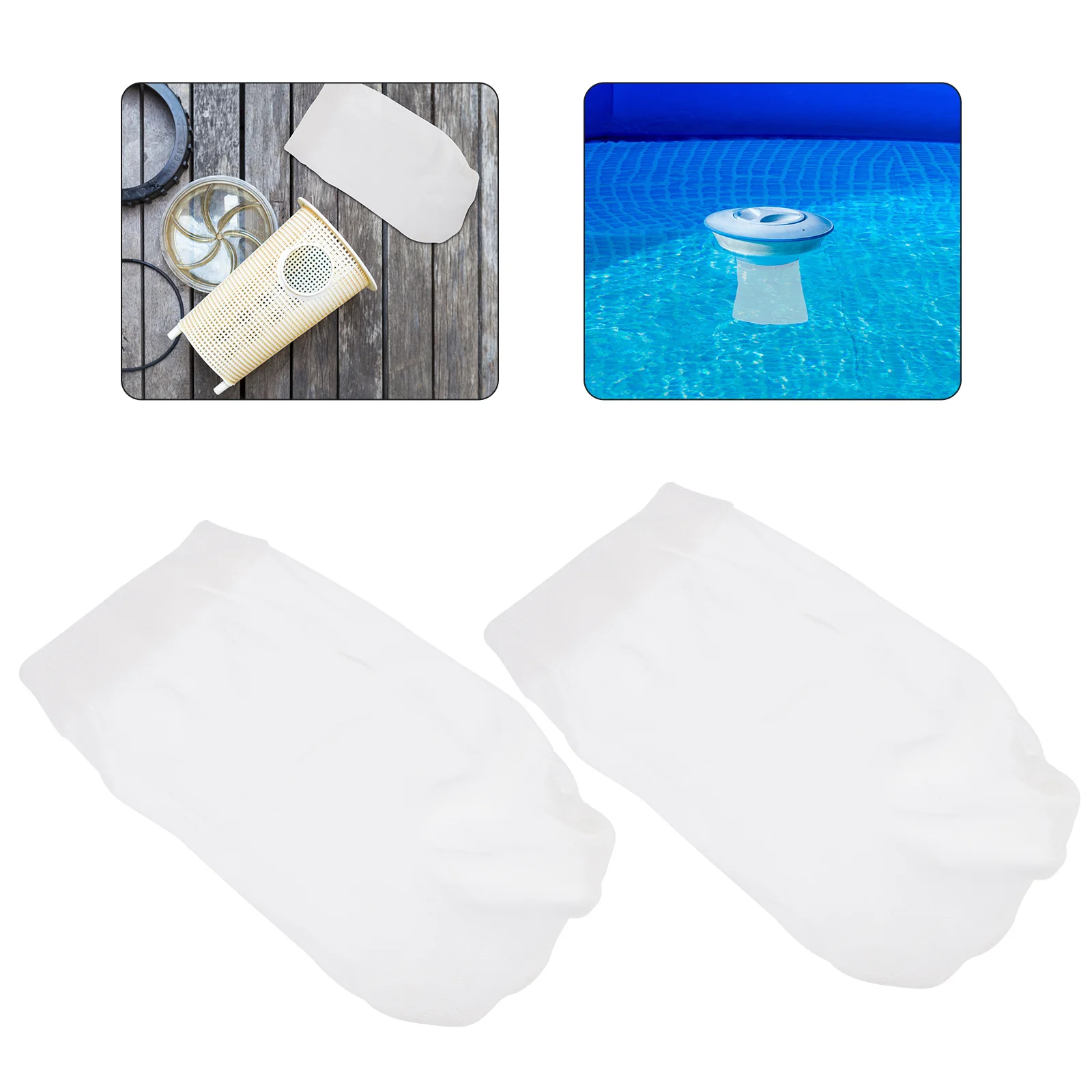 

8 pcs Pool Skimmer Socks Elastic Filter For Swimming Pools Tropical Freshwater Aquariums Nylon Pool Filters Skimmer Basket Mesh