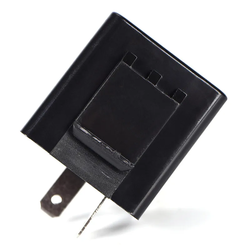 Relé intermitente LED de 2 pines, 12V, frecuencia ajustable de señales de giro, indicadores intermitentes, accesorios para motocicleta
