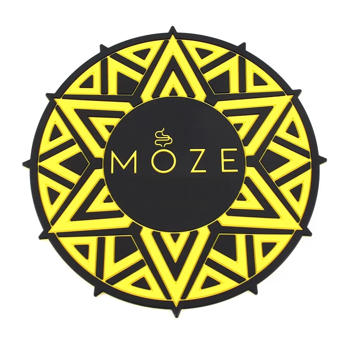 حصيرة الشيشة المضادة للسقوط من Moze Bowl Coaster - وسادة سيليكون تمنع أنابيب المياه، مقاومة للحرارة وسهلة التنظيف