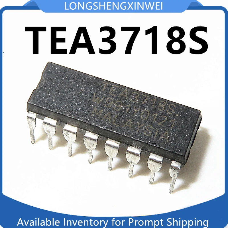 1PCS New TEA3718S TEA3718 DIP16 Motor Driver Chip