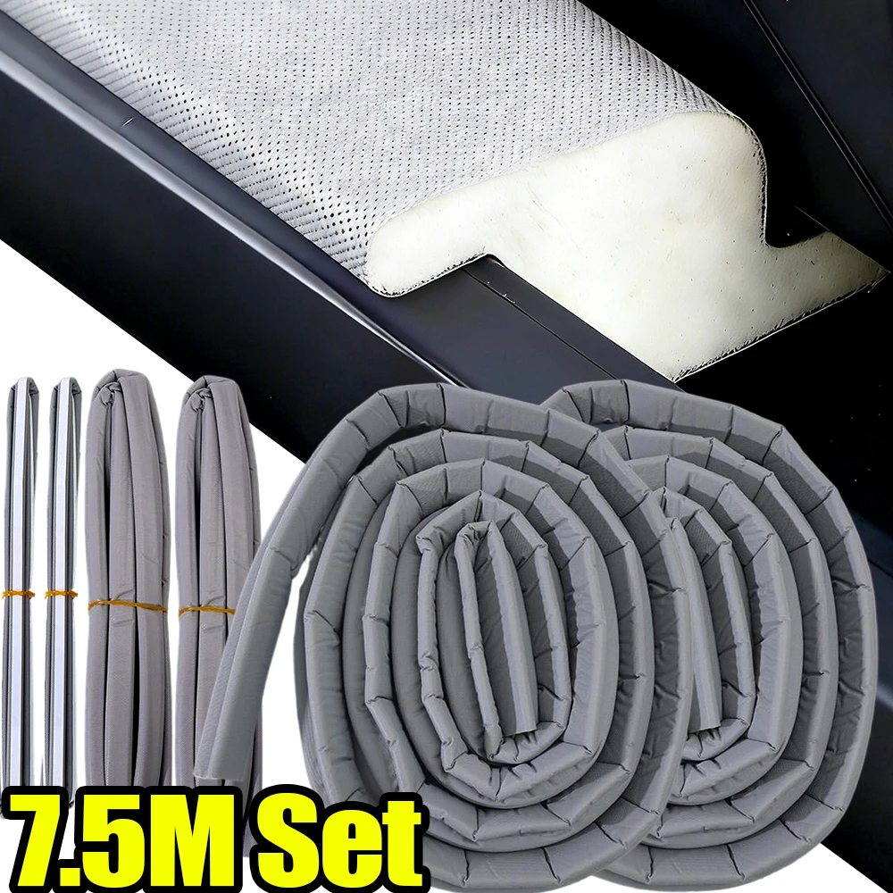 

Z-образная уплотнительная лента для окон, звукоизоляционная, ветрозащитная, самоклеящаяся лента со средним швом, уплотнительная лента для окон, набор из пенопласта 7,5 м