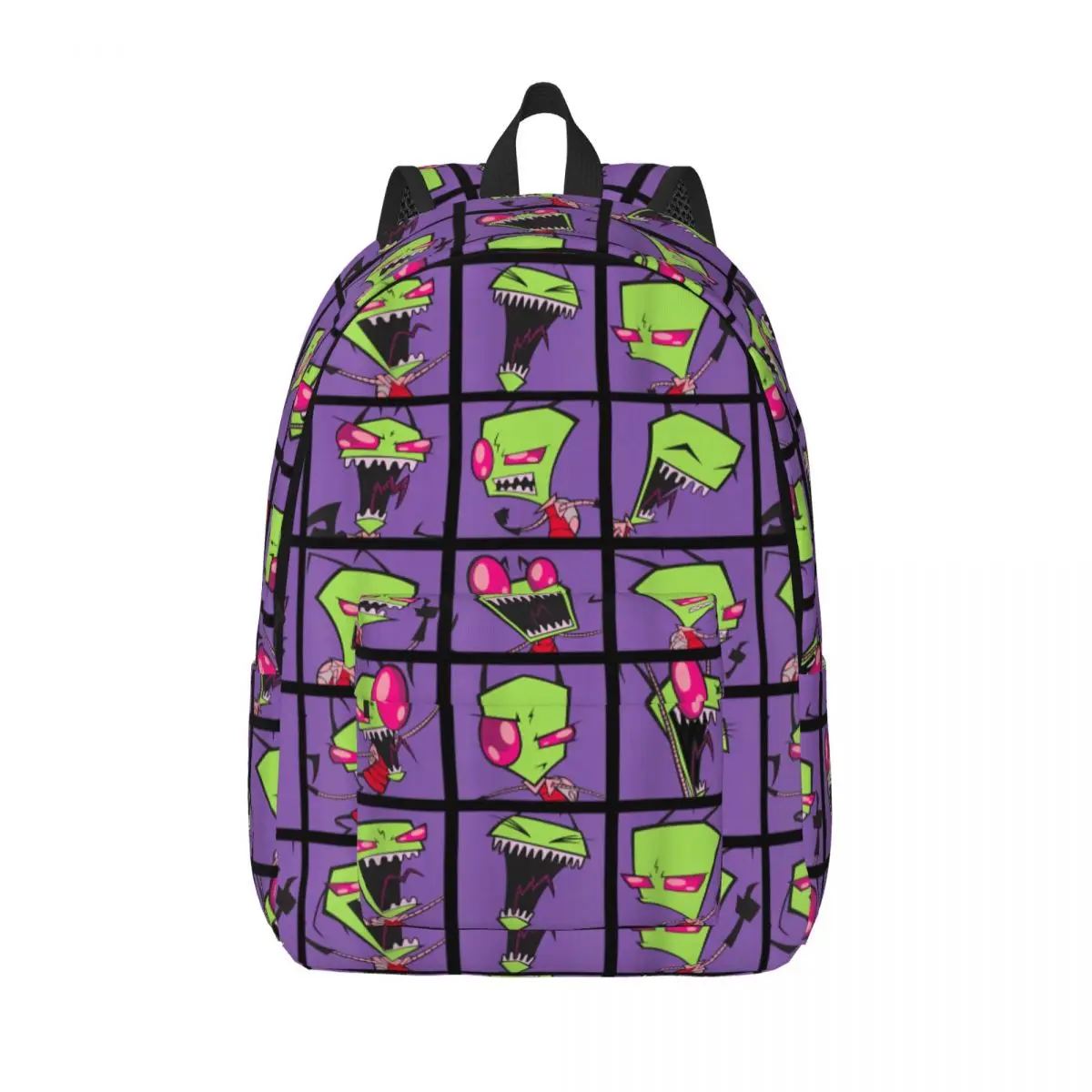 

Invader Zim Mood Cartoon Backpack for Men Women Fashion Student Hiking Travel Daypack College Shoulder Bag Sports