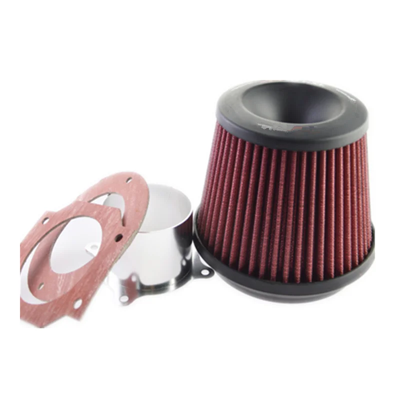 Car Filters Air Intake System High Flow Filtre A Air Voiture Universal Connecting Base Red Green 3inch 76mm Automobiles