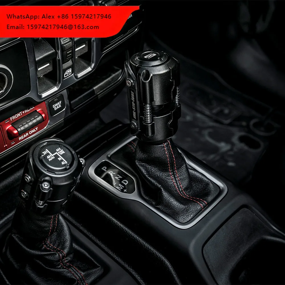 Fury 2018+ Accessories Gear Shift Lever Knob Shift Handle Kits Transfer Gear Handle For Jeep Wrangler JL