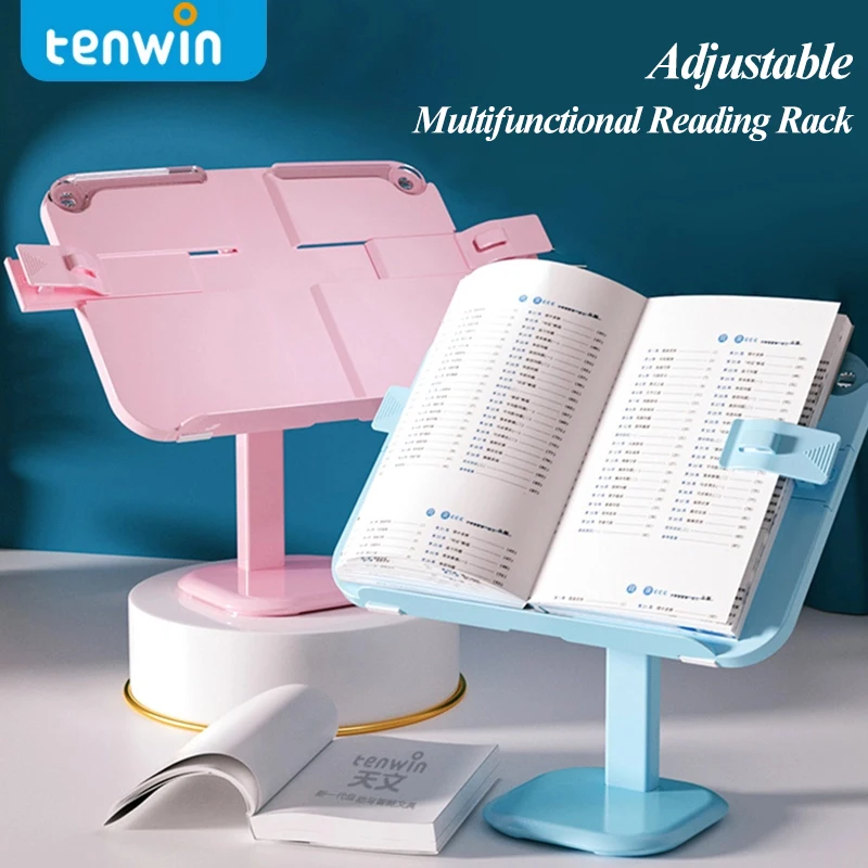 Portable Multifunctional Reading Stand Adjustable Multifunctional Vertical Lifting Reading Rack School Student Supplies