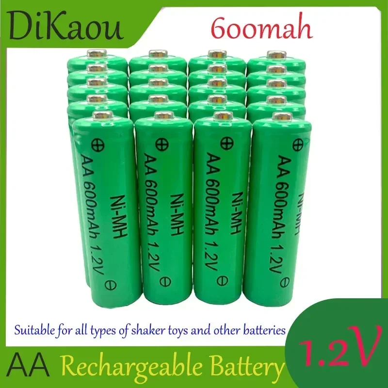 

30pcs Original 1.2V AA 600mAh NiMH Rechargeable Battery for Electric Toothbrush Flashlight Mouse Watch Toy Watch 2A Battery