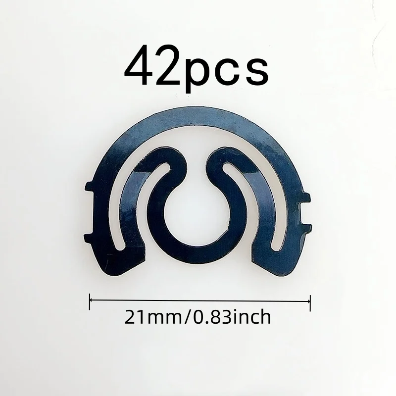 21mm Bobbin Spring Plate 42 pcs, Precision Steel Spring, Anti-Thread Tangling, for Industrial Sewing Machine