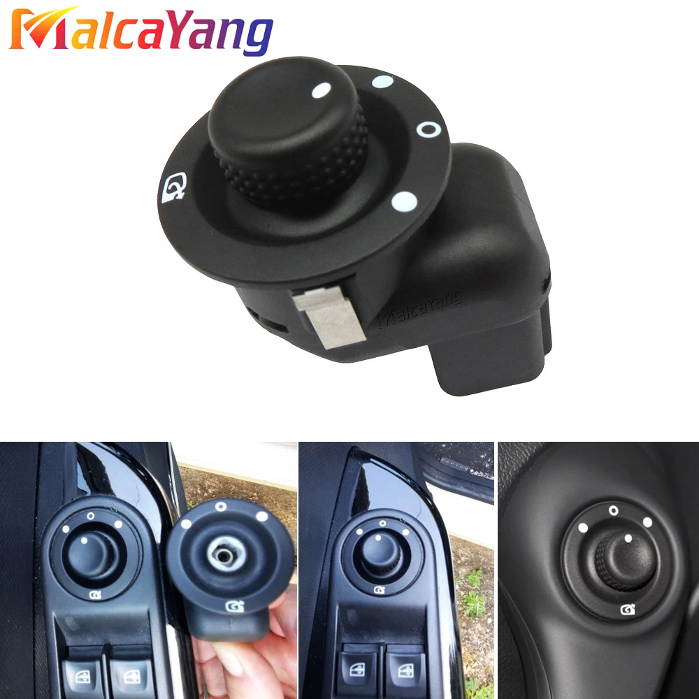 For Renault Laguna Ii Megane 2 1Pcs High Quality Car Rearview Mirror Button Control Switch Auto Parts OEM#8200109014 8200676533