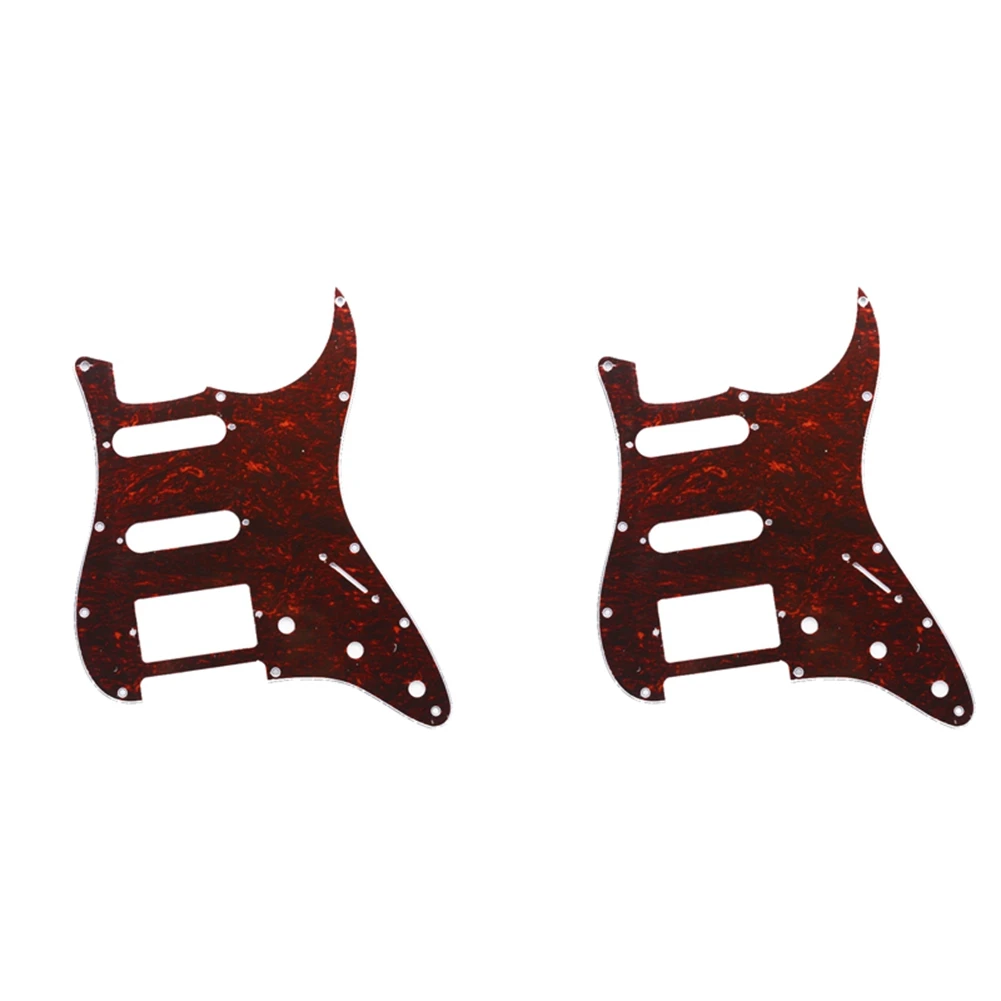 Guitar Accessories Electric Guitar Pickguard Front Cover Electric Guitar Pickguard Red Tortoise Shell