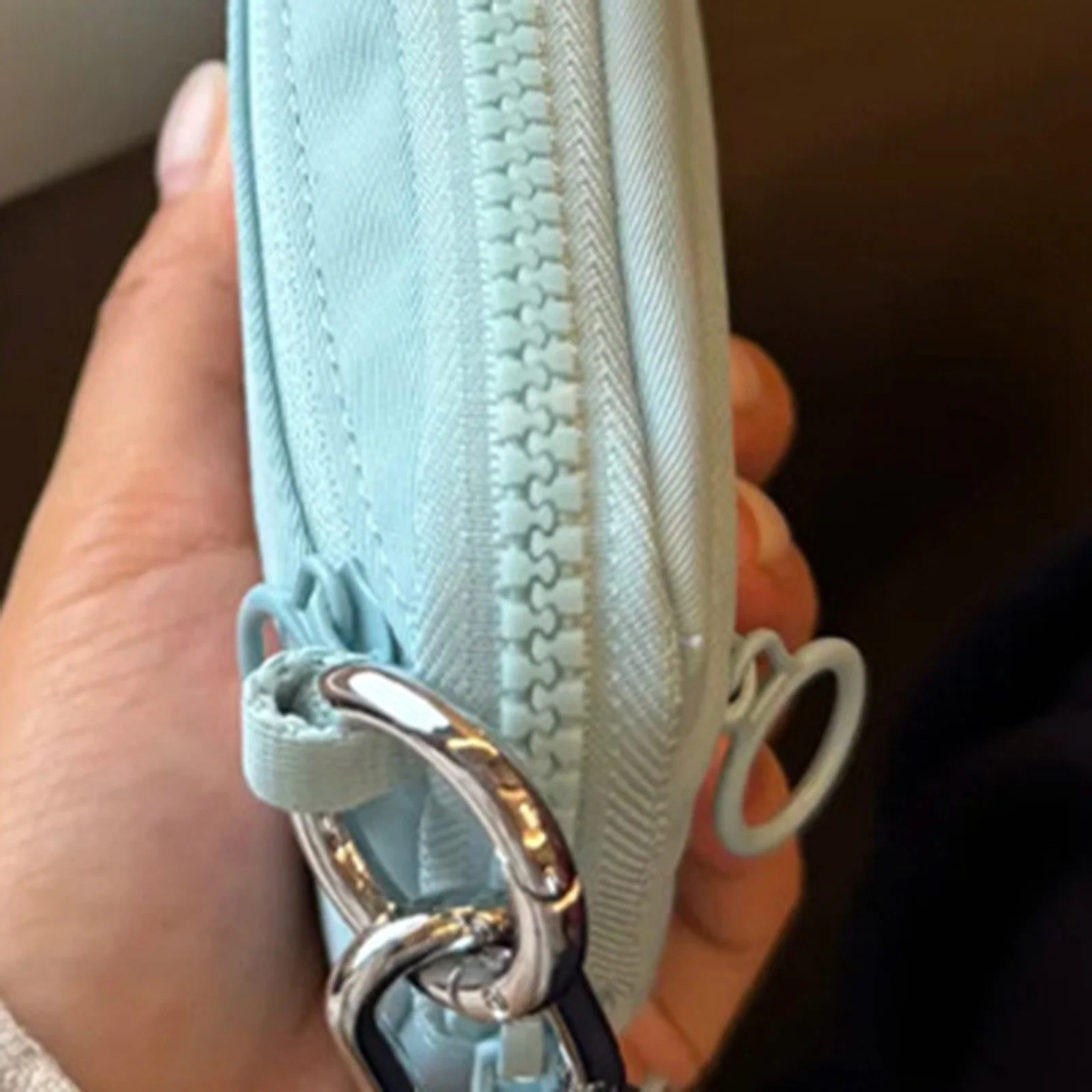 Повседневная синяя сумка на запястье для женщин, спортивный кошелек для бега, легкий чехол для телефона, ключей, денег, для ежедневного использования на открытом воздухе