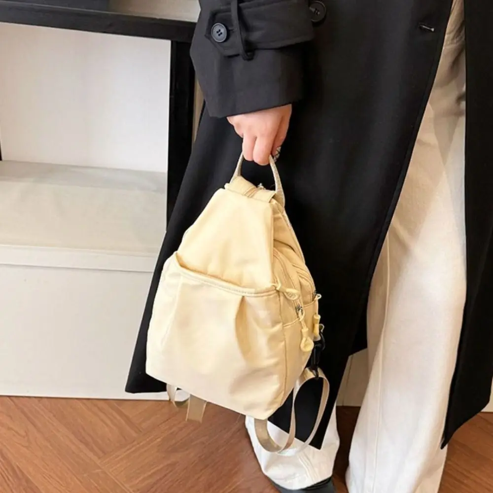 حقيبة ظهر من قماش أكسفورد بلون سادة من النايلون بسعة كبيرة حقيبة كروس كاجوال خفيفة الوزن وحزام قابل للتعديل #3