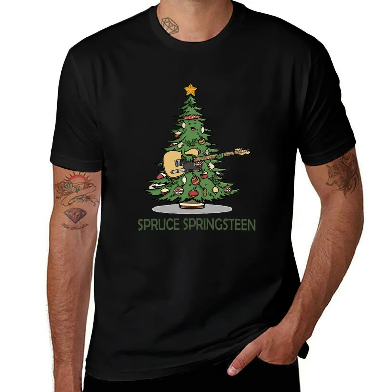 Springsteen Spruce T-Shirt Big and Tall Solid Color T-Shirt