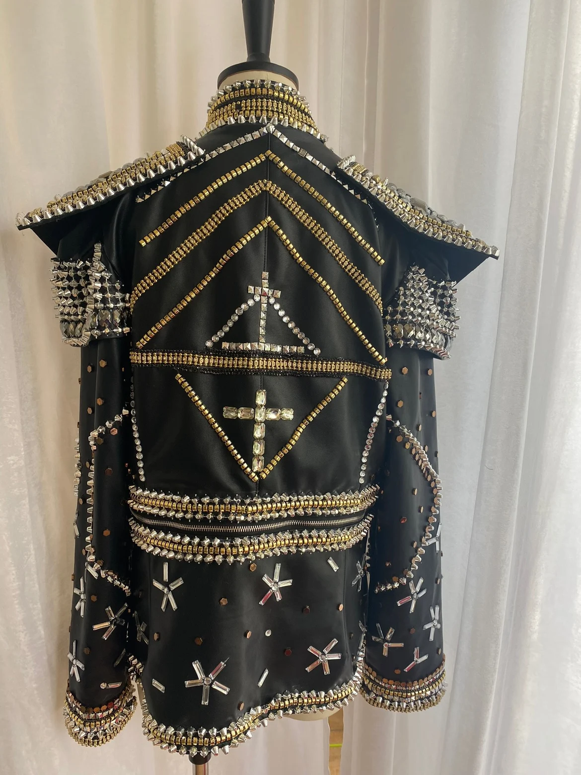 عرض فتاة زي حفلة الزي الحفلة الزي عرض الحفلات زي EventFull-الماس سترة جلدية الرجال زي نمط جديد الذكور الخطيئة