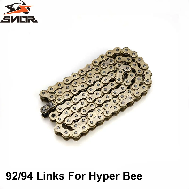SNOR Original Hyper Bee Motorcycle Chain 420 92/94 Link For SURRON Hyper Bee Pit Dirt Bikes Motocross Accessories