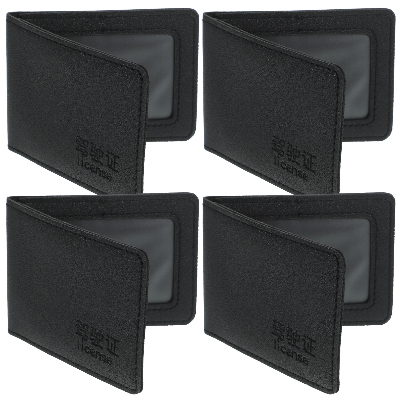 5 قطعة حامل رخصة القيادة للرجال سعة كبيرة بطاقات الهوية المنظم بطاقة الائتمان كم المحفظة اكسسوارات السيارات حقيبة مستندات #3