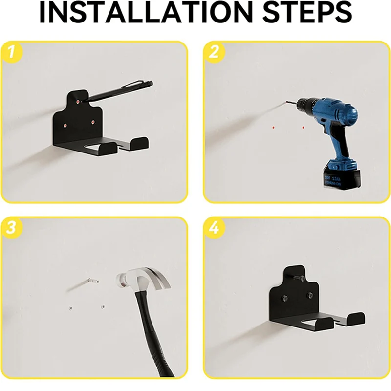 

【Flash Deal】2X Garage Organizer Trimmer Rack, Garden Power Tool Hanger Weed Whackers Holder Wall Mounted For Grass Trimmer