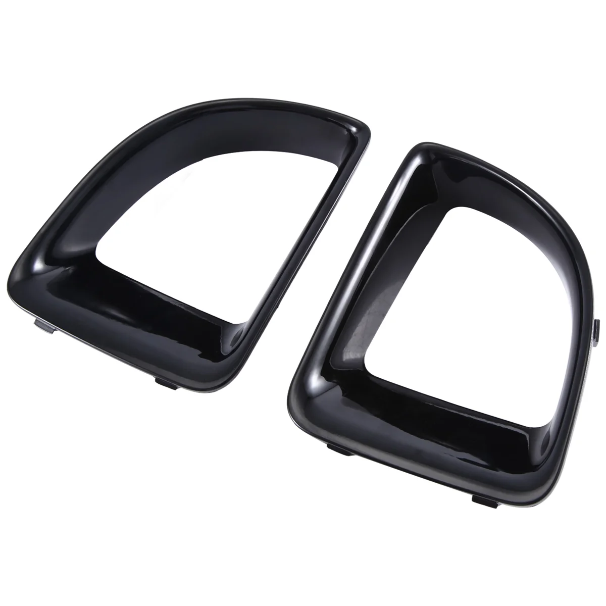 For BMW MINI R55 R56 R57 R58 R59 JCW S Car Front Air Duct Frame Black 1Pair Set 51117255117 51117255118