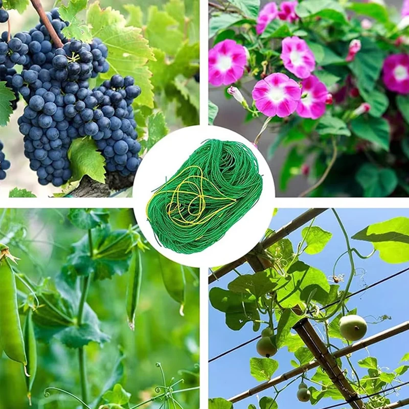 شبكة تسلق النباتات تعريشة نباتية من النايلون عالية الجودة لتسلق كرمة الحديقة والخضروات واللوف الصباح والمجد والزهور المتزايدة #3