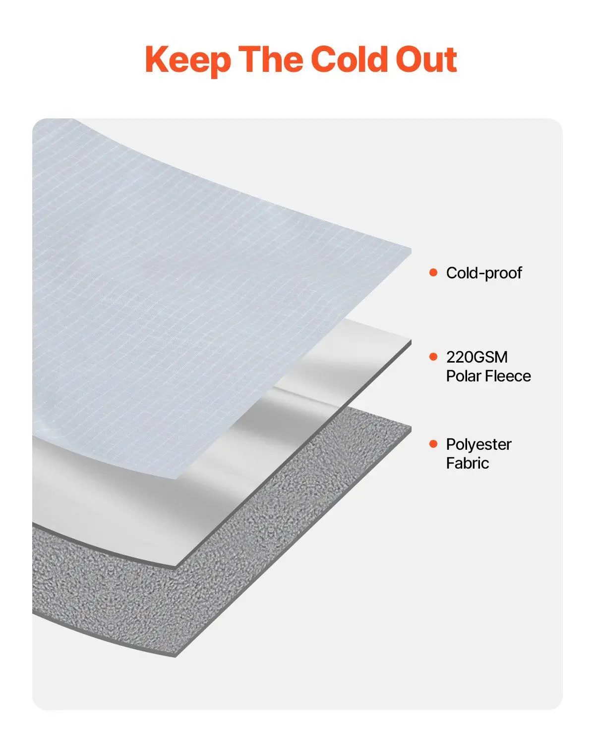 Coperta da campeggio 79" x 59" Coperta da stadio calda indossabile per esterni grigio chiaro