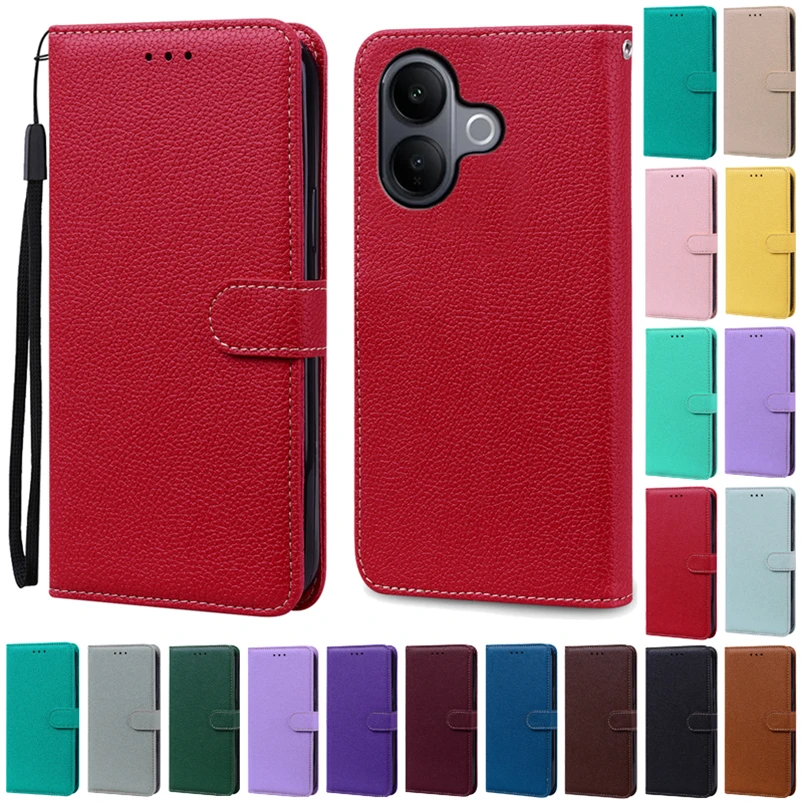 EASSGU Custodia per vivo V60 5G (6.67 Inches) Pelle PU Flip Folio Cover con Interruttore Magnetico, [3 Slot Schede] [1 Portafoglio] Case - Rosso