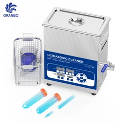 Sweep Frequency Ultrasonic Cleaner 4.8L 150W Mute Design Pulse Degas Ultrasound Cleaning Machine Laboratory Appliance