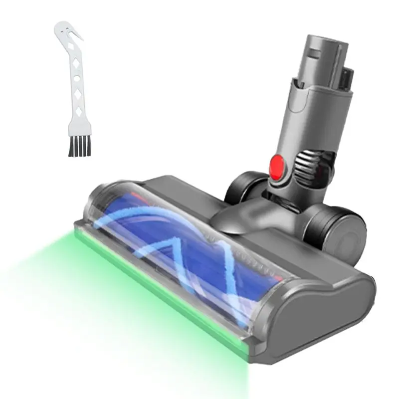 A70Z Fafa】Pièces de rechange pour tête d'aspirateur Dyson V6 DC58 DC59 DC62 DC74, tête de nettoyage à entraînement direct avec lumière LED verte