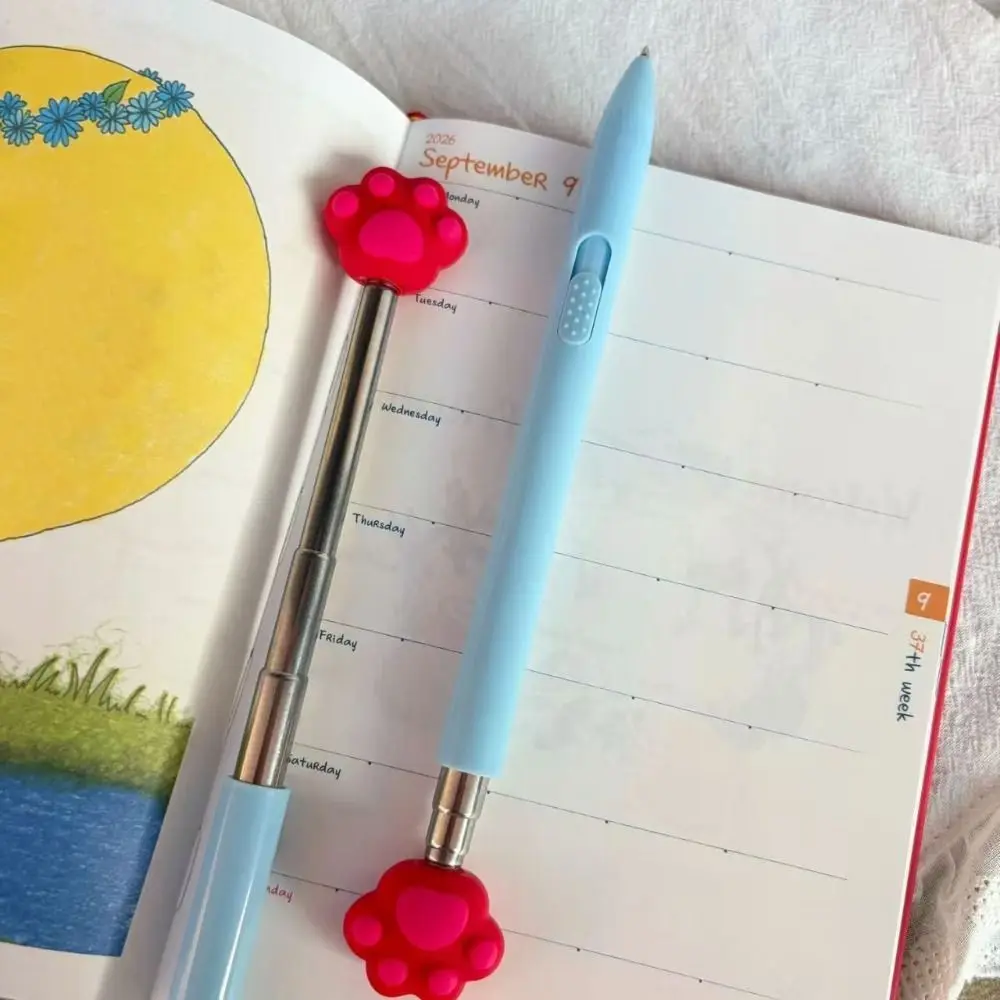 

Новая ручка с дизайном кошачьей лапки, выдвижная, для плавного письма, забавная канцелярская принадлежность, гелевая ручка, шариковая ручка, подарок