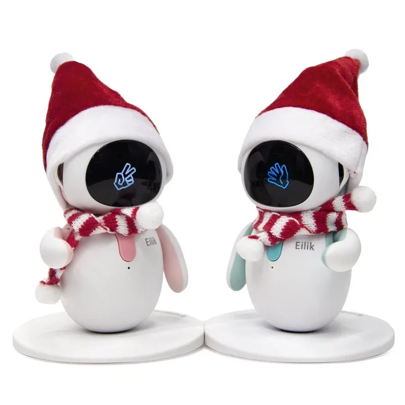 Eilik Robot intelligente interazione emotiva Ai Puzzle giocattoli elettronici Desktop Pet Companion Robot Dog bambini regali di natale