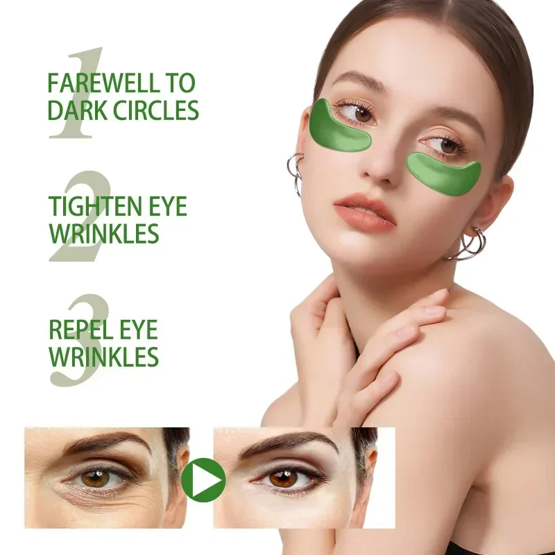 Sdotter New Seaweed firming eye mask lifts and improves dark circles fine lines fade anti Aging wrinkle eye area moisturizing ey