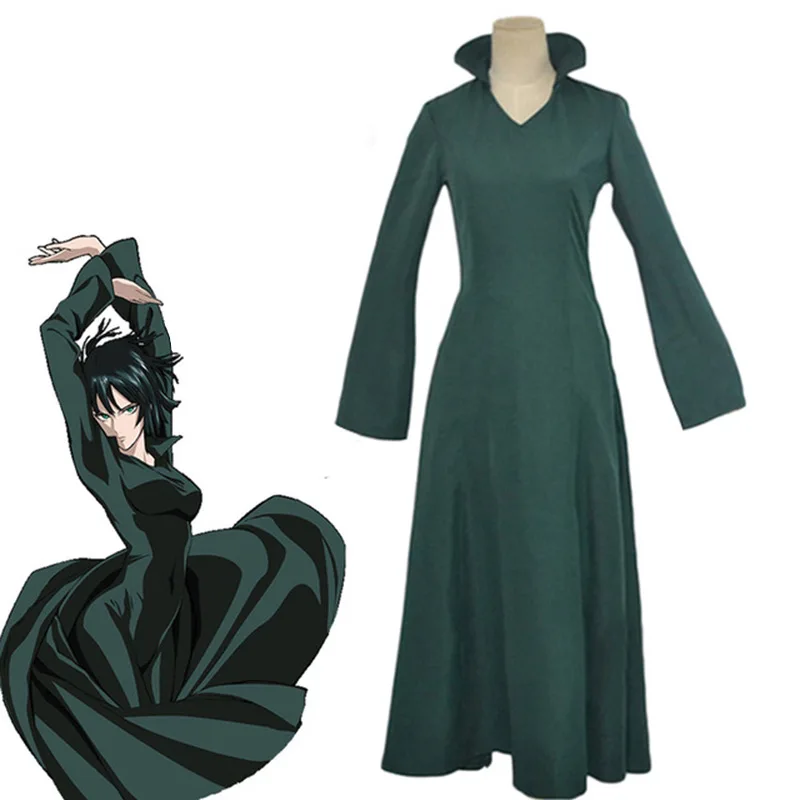 Anime ONE PUNCH-MAN Cosplay Costume Full Sets Women Saitama Tatsumaki Fubuki Outfits