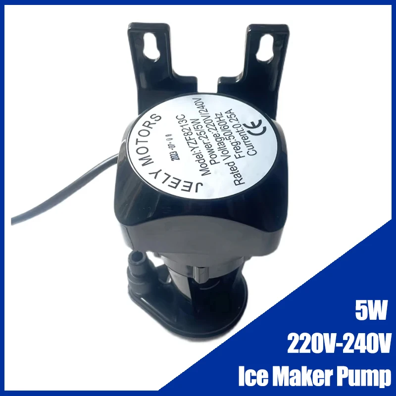 

YZF8213C Водяной насос 220 В-240 В Льдогенератор 5 Вт Универсальный водяной насос 50 Гц/60 Гц 0,25 А Всасывающий насос 1300 об/мин