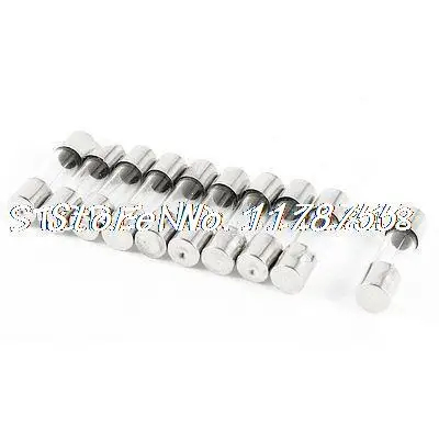 10pcs Quick Fast Blow 5x20mm Glass Tube Fuses 250V 4A