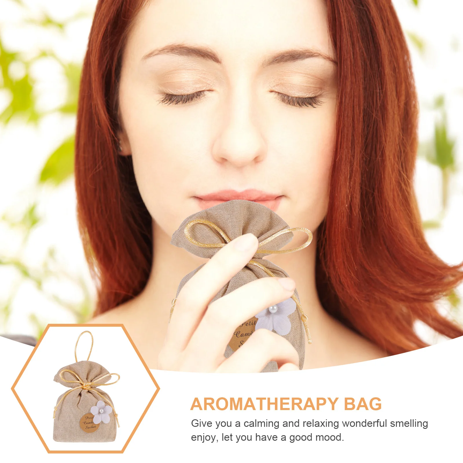 2 Bolsitas Aromáticas Naturales para Áreas de Mascotas, Armarios, Autos, Ambientador Colgante, Aroma Calmante y Relajante, Desodorante