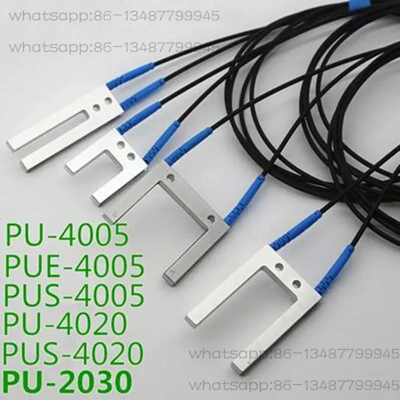 U-Slot Label Fiber Optic Sensor, PUE-4005 PUS-4005 PU-4020 FFU712BC High Speed Industrial Detector