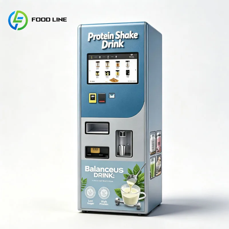 Protein Shake Machine Commercial Automatic Vending Machine Gym Beverage Equipment Customized