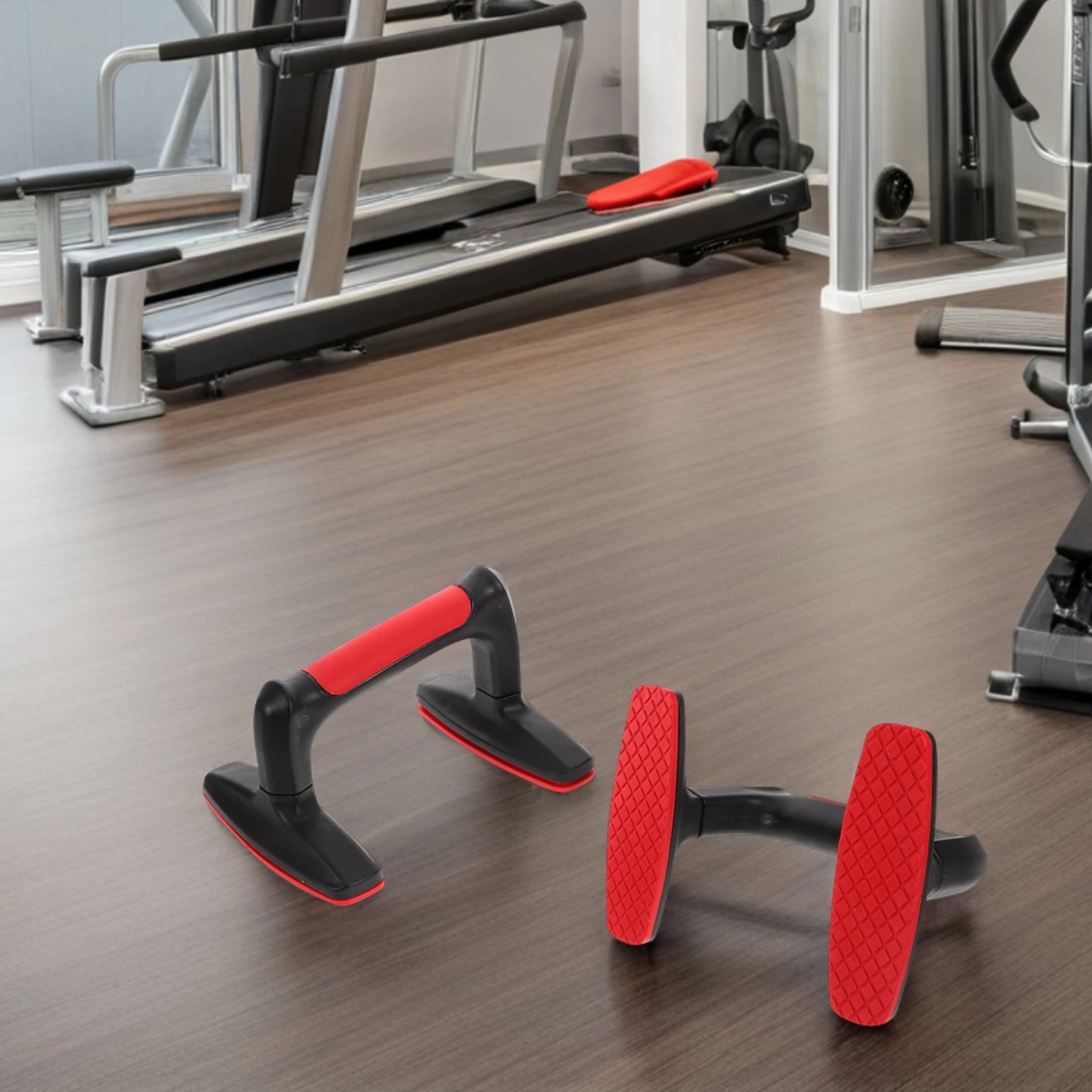 

2pcs Stand H-Shaped Pushup Handles Exercise Equipment for Home Gym Chest Arm Abs Training Lightweight Portable Fitness