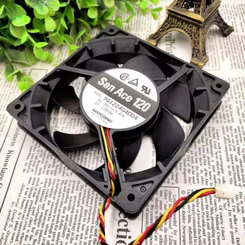 Ltsf ل SanAce120 9G1224G4D04 12 سنتيمتر 12025 24 فولت 0.47A Ventilador دي التبريد العاكس #5