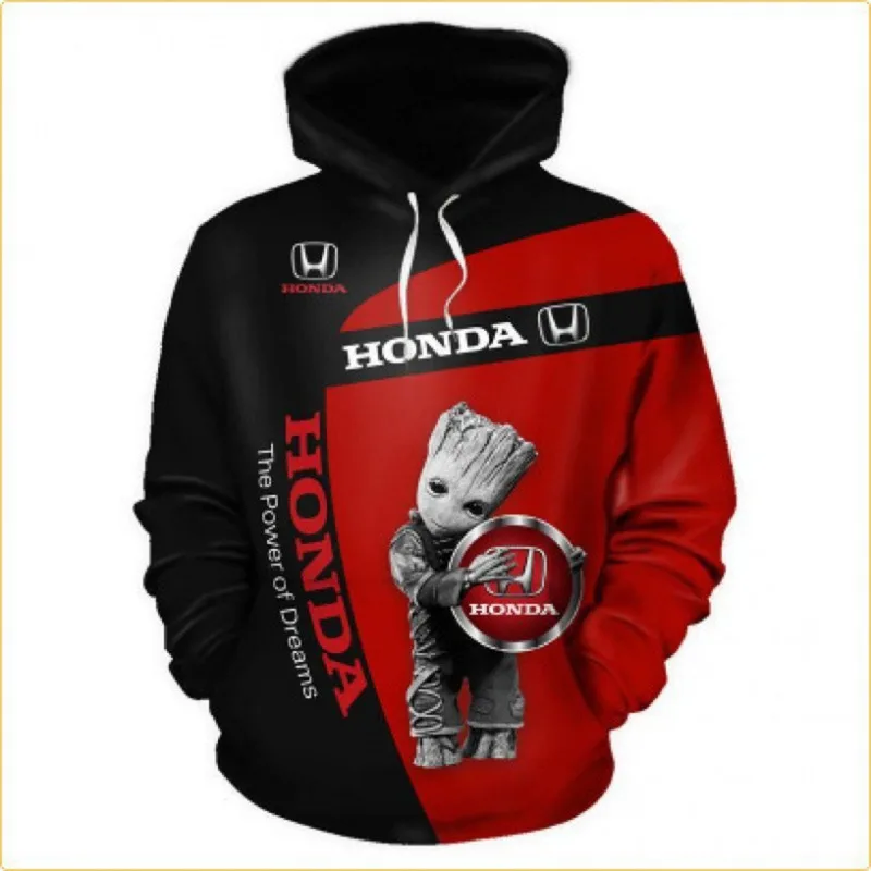 

2026 Honda Men's Hoodie 3D Printed Motorcycle Men's Hoodie Fashion Outdoor Sports Honda Racing Hoodie Oversized Honda Sportswear