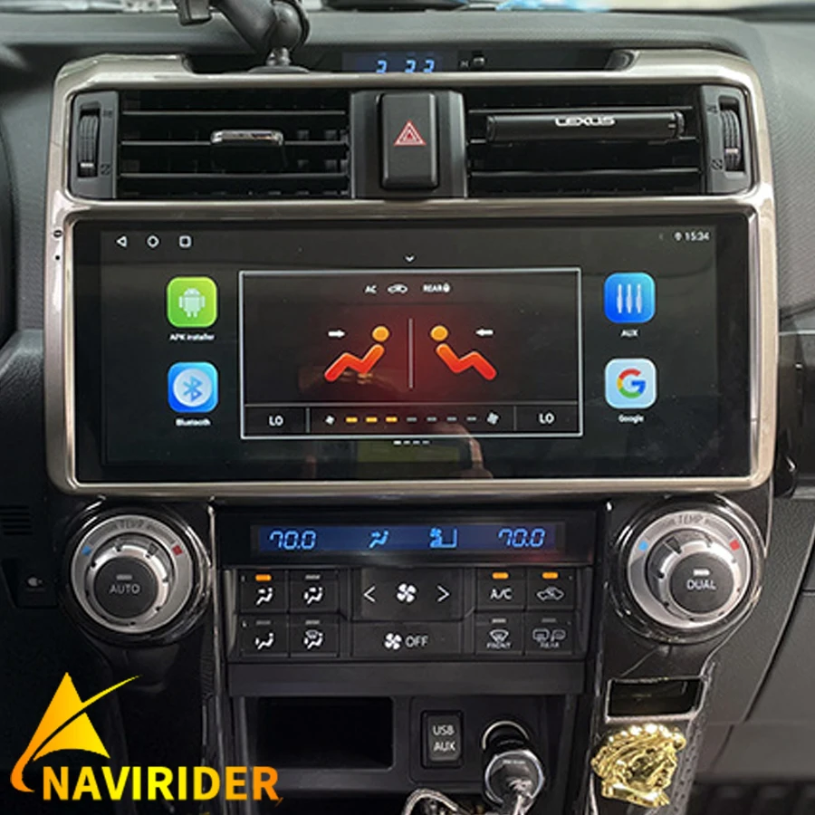 For Toyota 4Runner 4 Runner 2009-2019 Android Screen Auto Stereo 12.3Inch Radio Player Video Multimedia GPS Navigation Head Unit