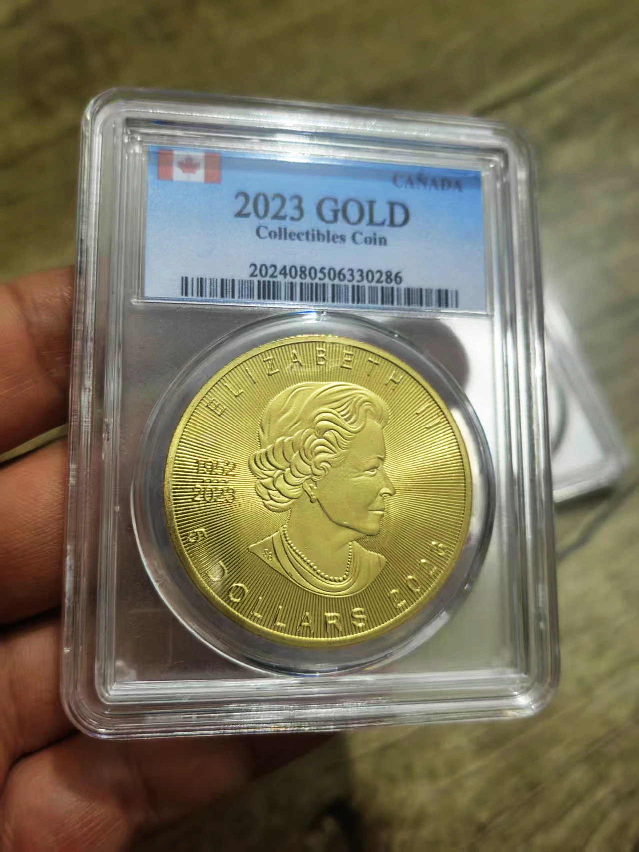 Monedas de 5 Dólares Canadienses 2023 con Diseño de Hoja de Arce, 1 Onza de Oro y Plata, Selladas en Cajas de Almacenamiento al Vacío, Monedas de Colección