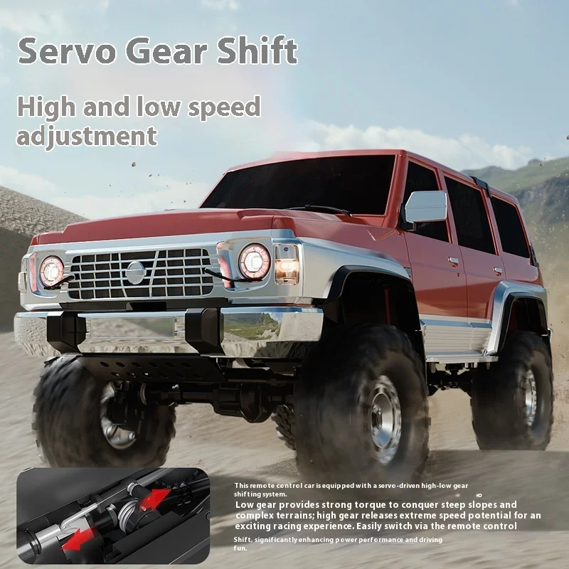 Pinecone Forest'S First Model Car That Combines Ecological Remote Control With Y60 1:10 Full Scale Climbing Off-Road Remote Car