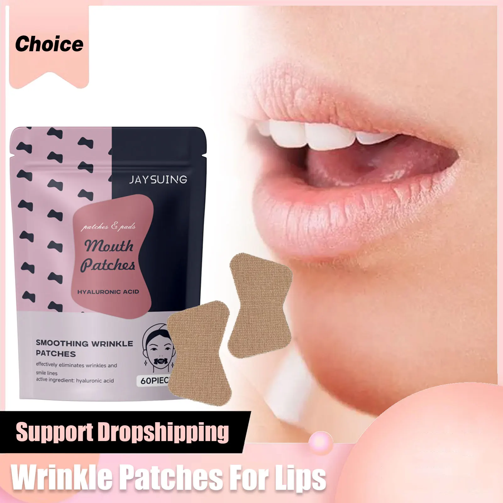 Anti Wrinkle Patches for Fine Lip Lines Overnight Smoothing Wrinkle Moisture Repair Mouth Smile Line Lifting Firming Pad Sticker