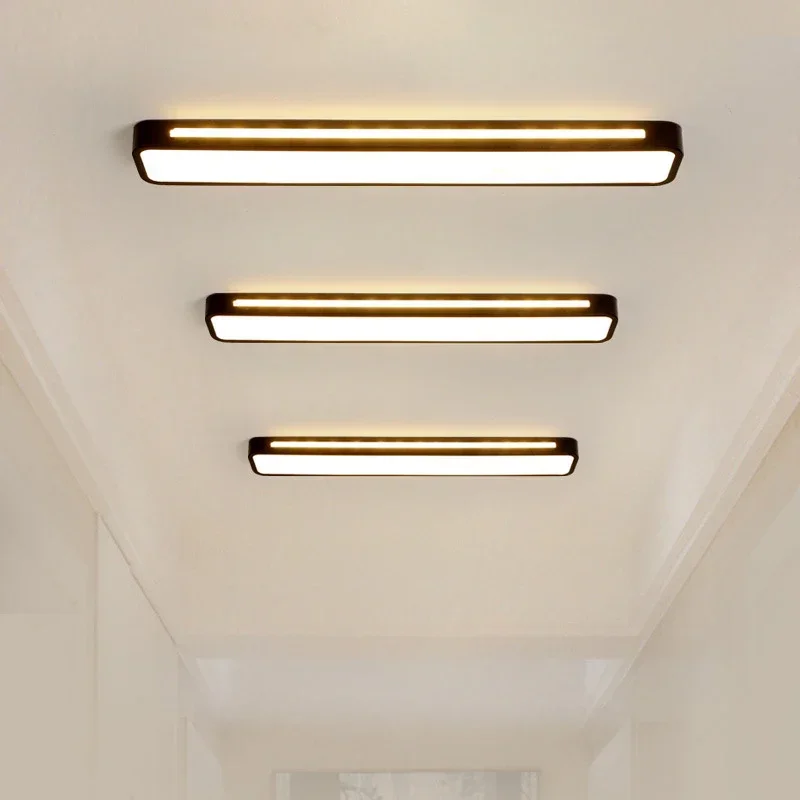 Modern Originality Corridor Ceiling Light Nordic Simple LED Rectangle Ceiling Light Balcony Indoor Lighting Lampu Siling FYCL