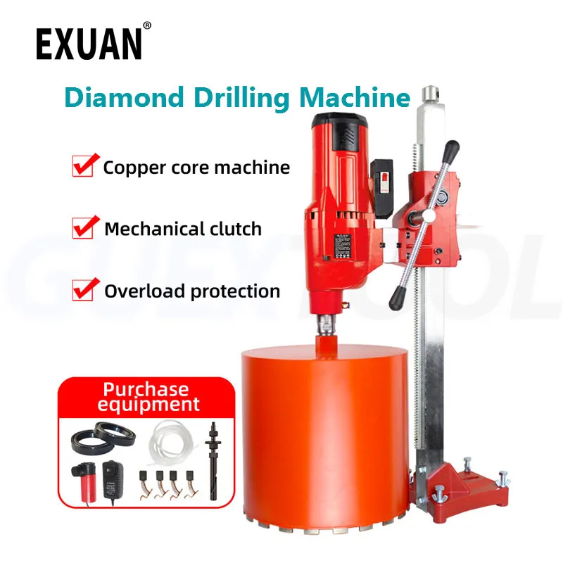 5550W Diamond Water Drilling Machine Increase Power Drilling Machine Engineering Concrete Opening