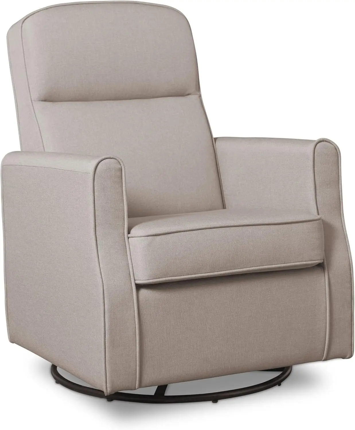 Blair Slim Nursery Glider Swivel Rocker Chair, Taupe